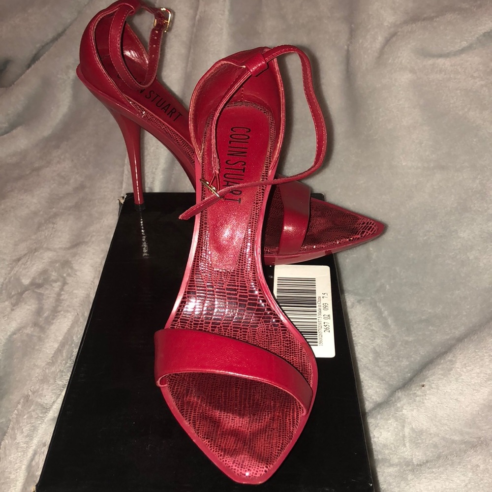 Colin Stuart Red Leather - Stilettos